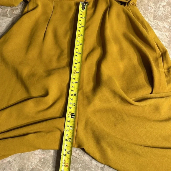 Y2K,vtg, Favlux jumpsuit,YELLOW sz S. WIDE leg, Boho,capri,Lagenlook,academia EC - Picture 16 of 16